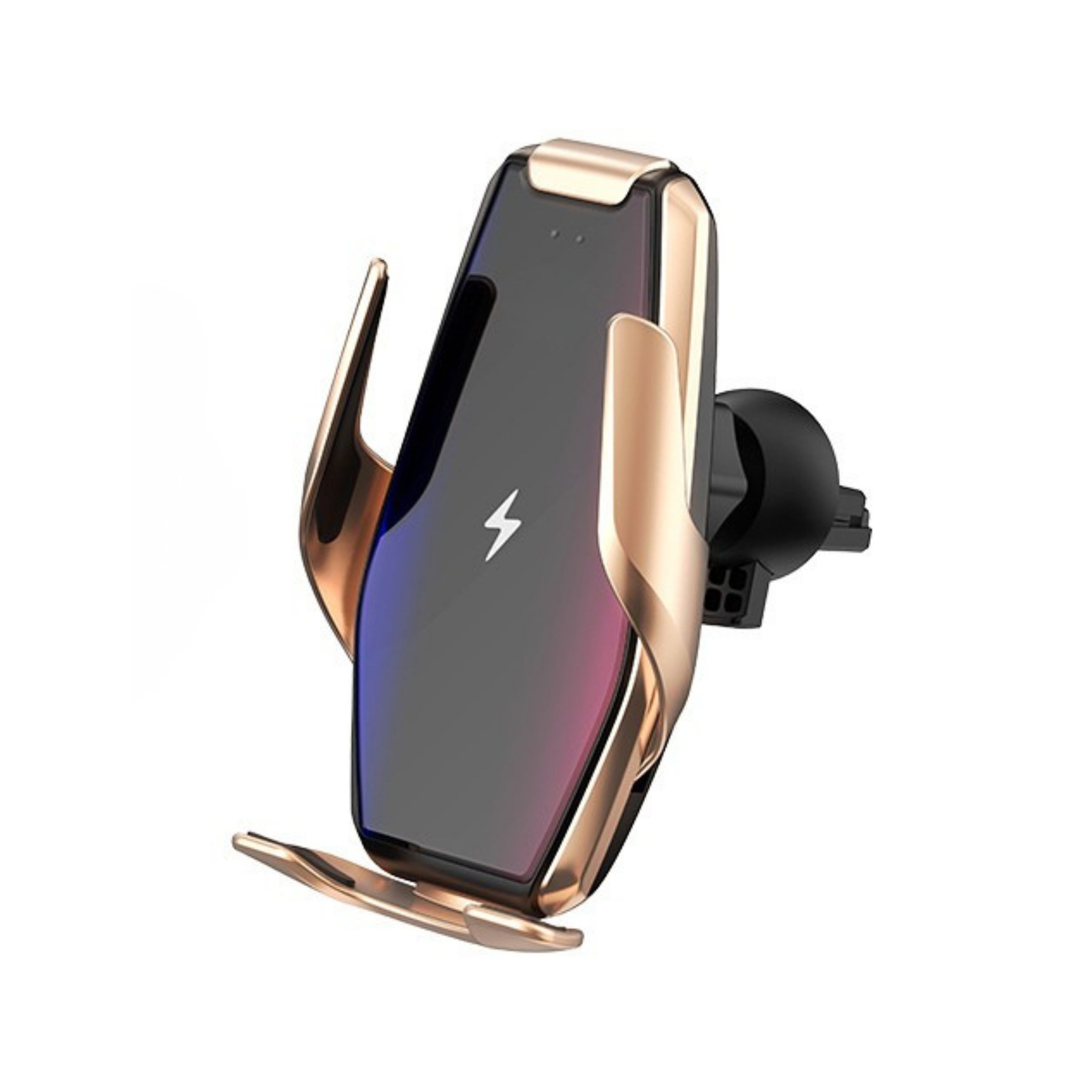 S7 Akıllı Sensörlü Araç İçi Telefon Tutucu Qİ Wireless Şarj Özellikli Otomatik Açılır Kapanır Kollu Telefon Standı Hızlı Şarj Destekli Iphone Android Uyumlu