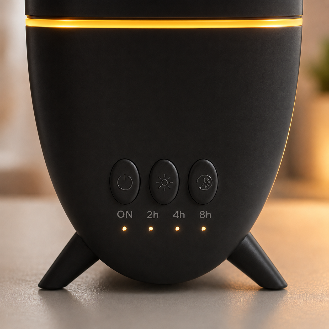 Siyah PDPG-V72 280 ML Alev Efektli Aroma Difüzörü ve Hava Nemlendirici Kablolu 3 Renk LED Işıklı Uzaktan Kumandalı Zaman Ayarlı Dekoratif Buhar Makinesi