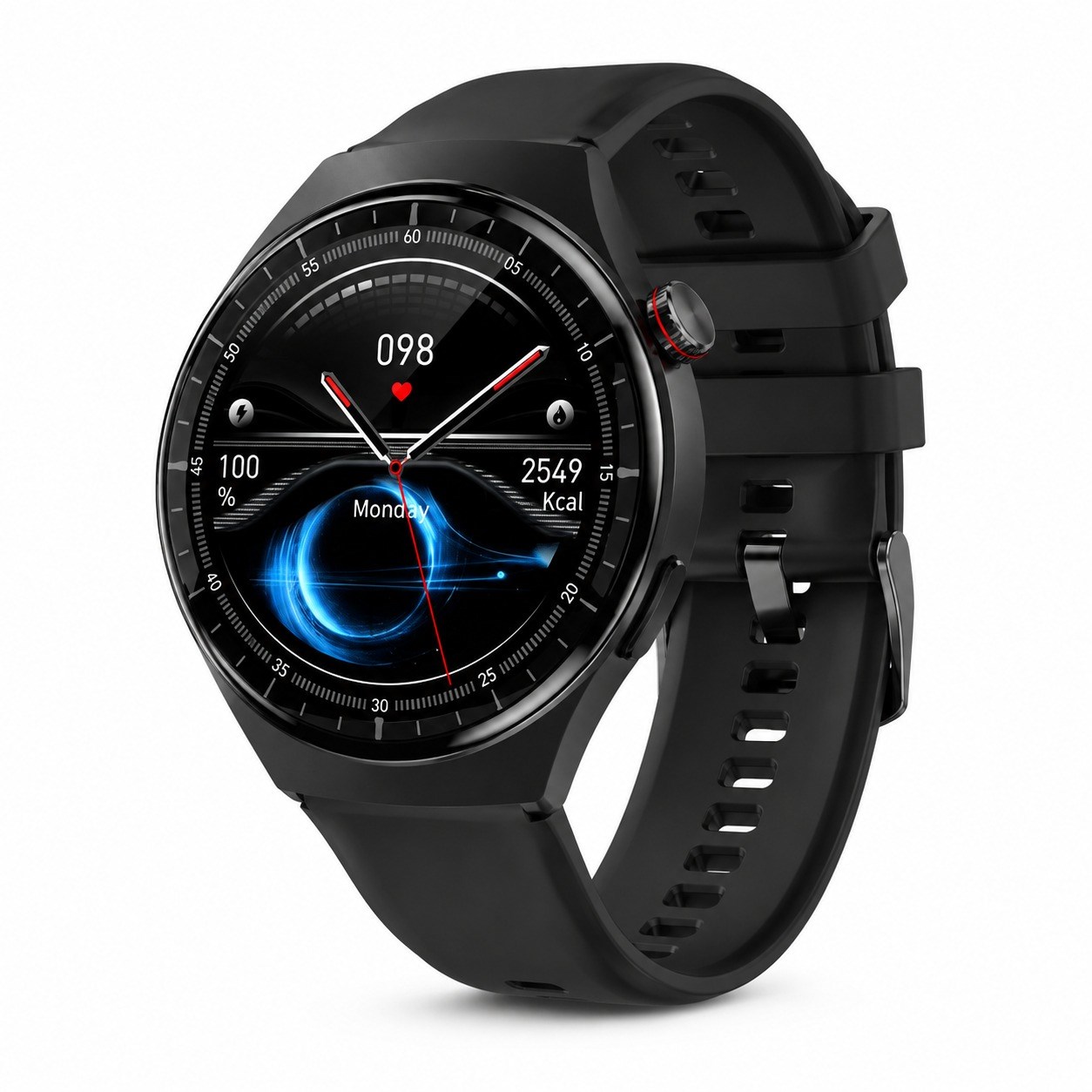 SW-32 Akıllı Saat Super AMOLED Ekran Bluetooth Arama Konuşma Nabız Adım Uyku Takibi Spor Modlu 3 Kordonlu Smart Watch