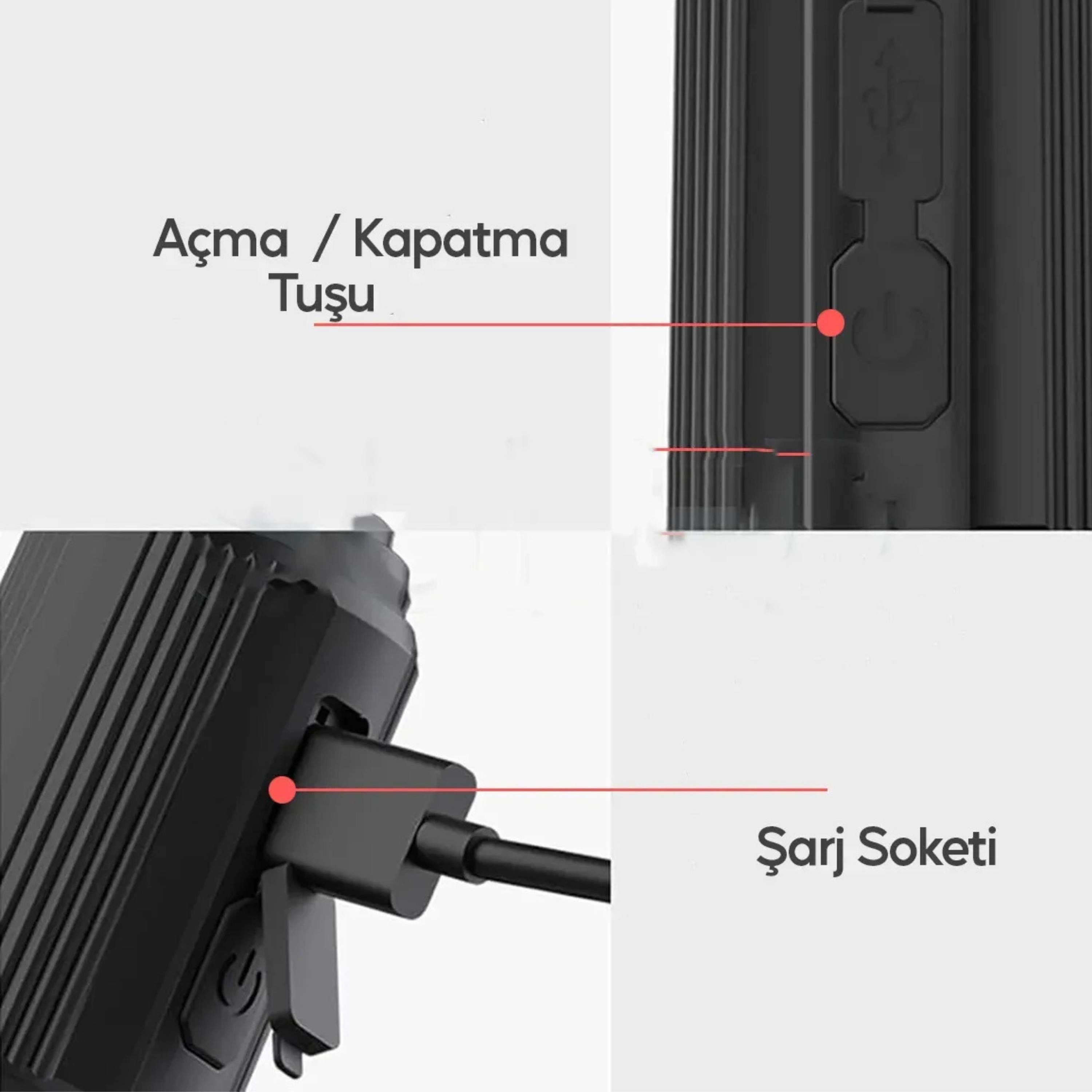 T01 Kamp Lambası 10W Askılı Kırılmaz Led Işık Usb Şarjlı Suya Dayanıklı Led Ampul