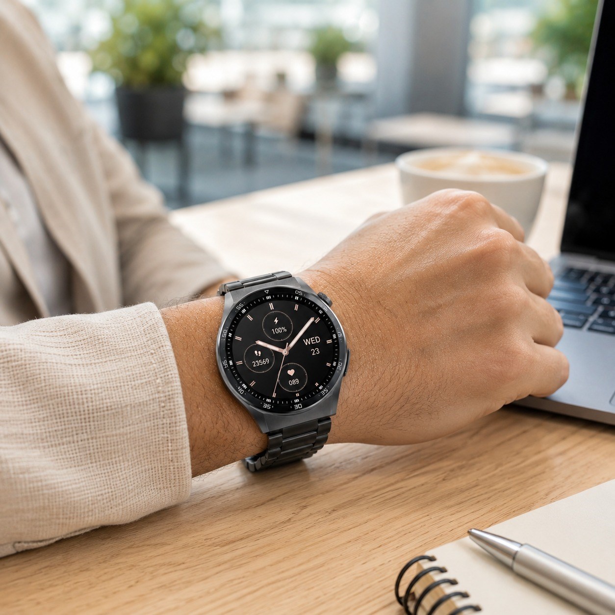 Watch 11 Pro Akıllı Saat Bluetooth Arama Konuşma Özellikli Super AMOLED Ekran NFC Nabız Adım Takibi Spor Modlu 3 Kordonlu Smart Watch
