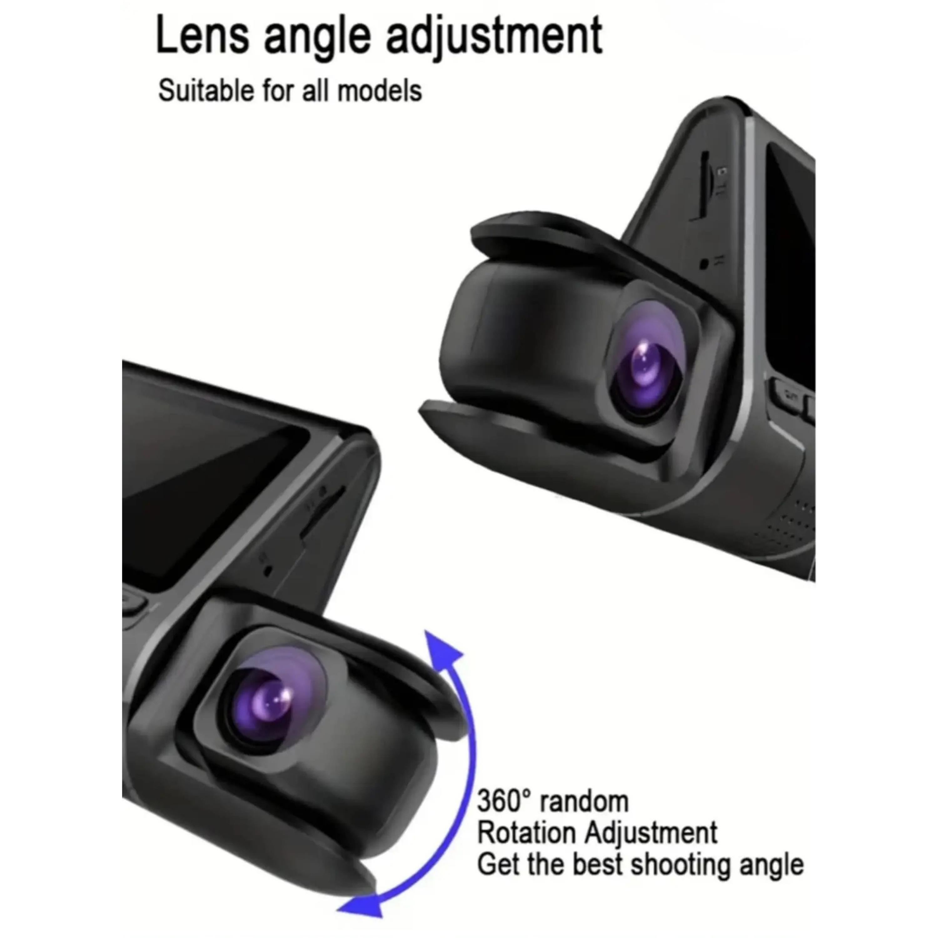 Y10 4 Kameralı Araç İçi Kamera Wifi Destekli Full HD Gece Görüşlü Geniş Açılı Sürüş Kayıt Dash Cam Araç Kamerası