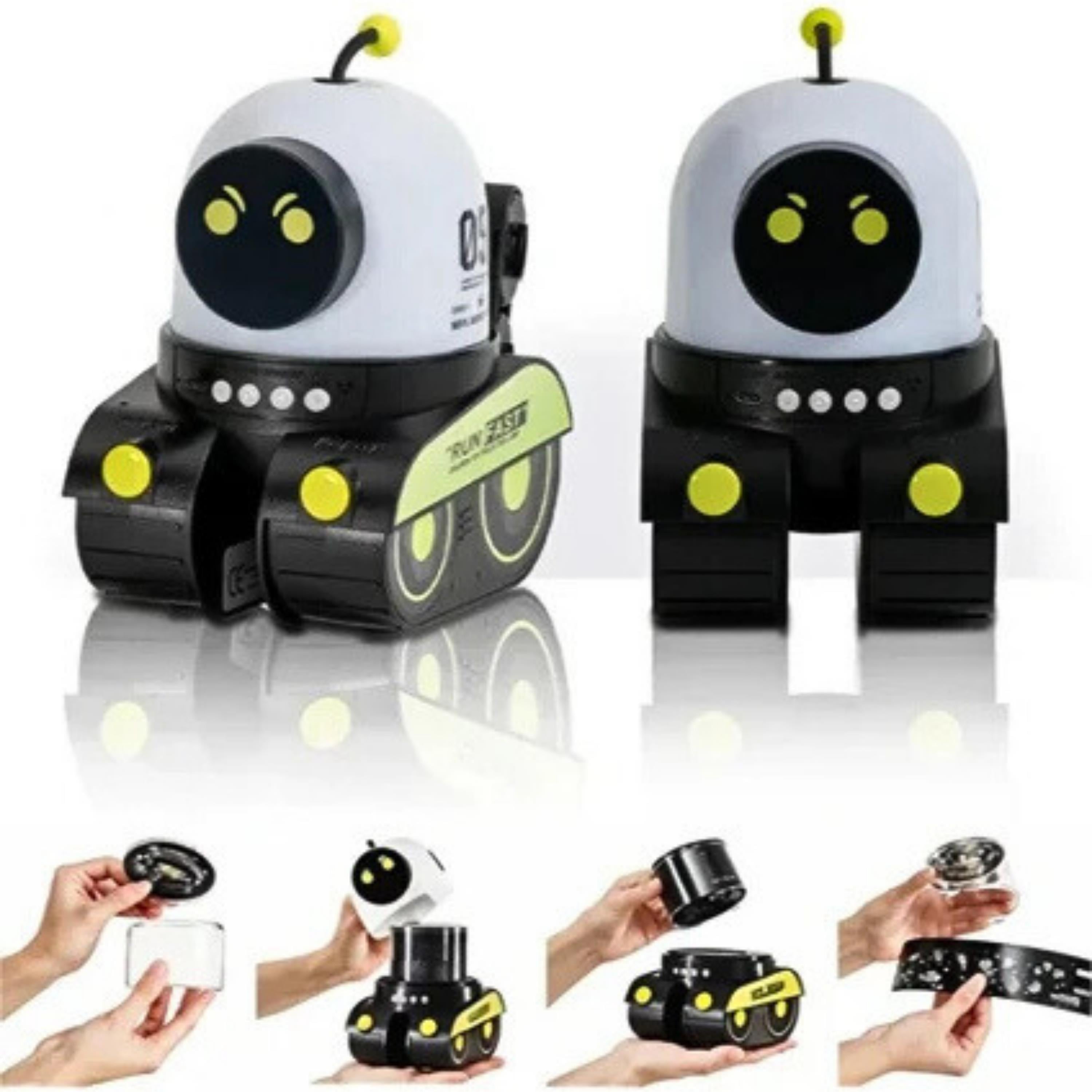 Yürüyen Robot Tasarımlı Gece Lambası Projektörü Bluetoothlu Şarjlı Hoparlör 6 Farklı Film Deniz Canlıları, Doğum Günü Konsepti, Gezegenler, Havai Fişek, Yıldız Gökyüzü