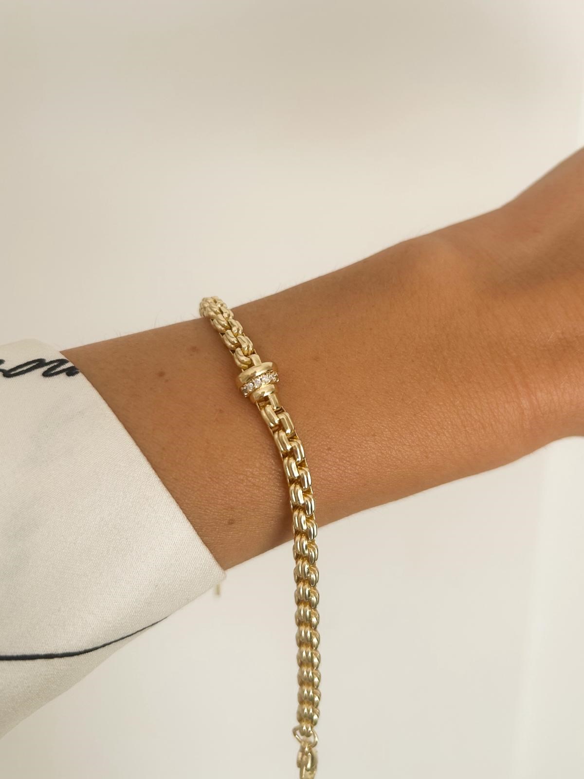 Vip Bileklik 14K 17+2 cm