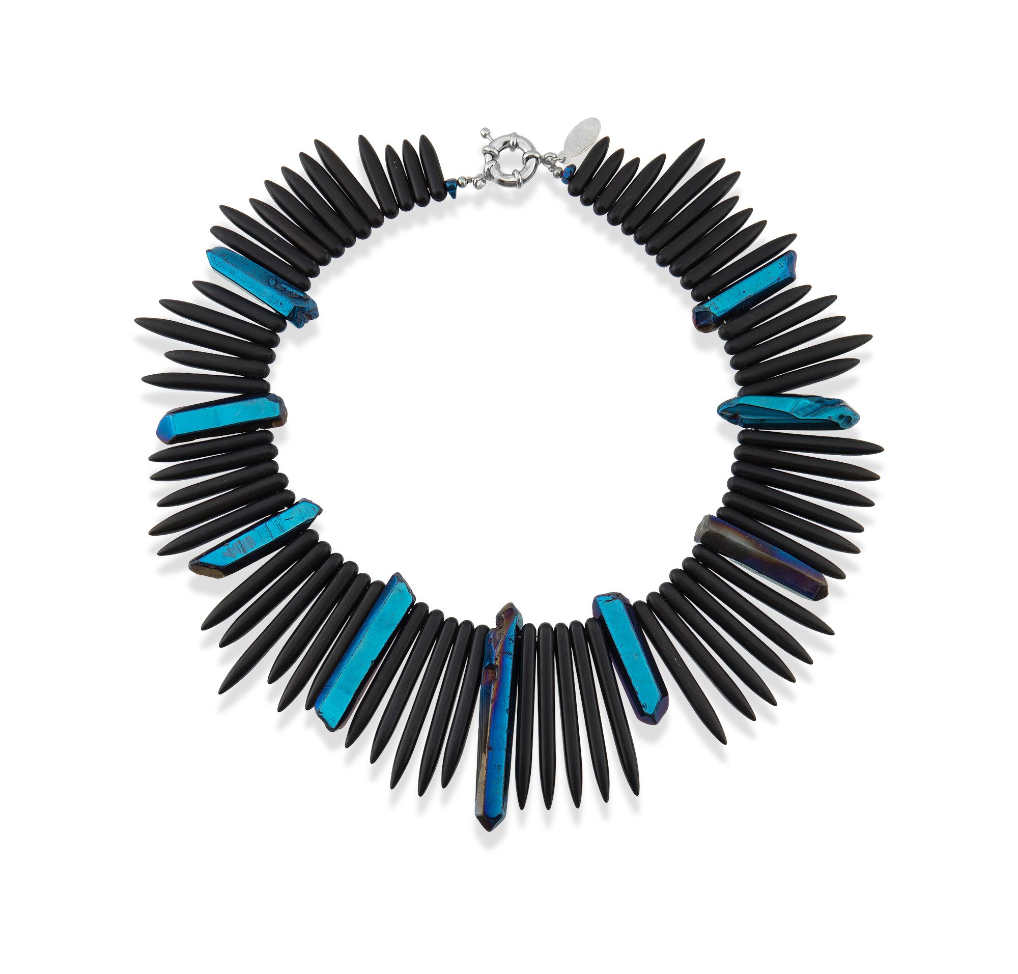 Deep Blue Collar Kolye