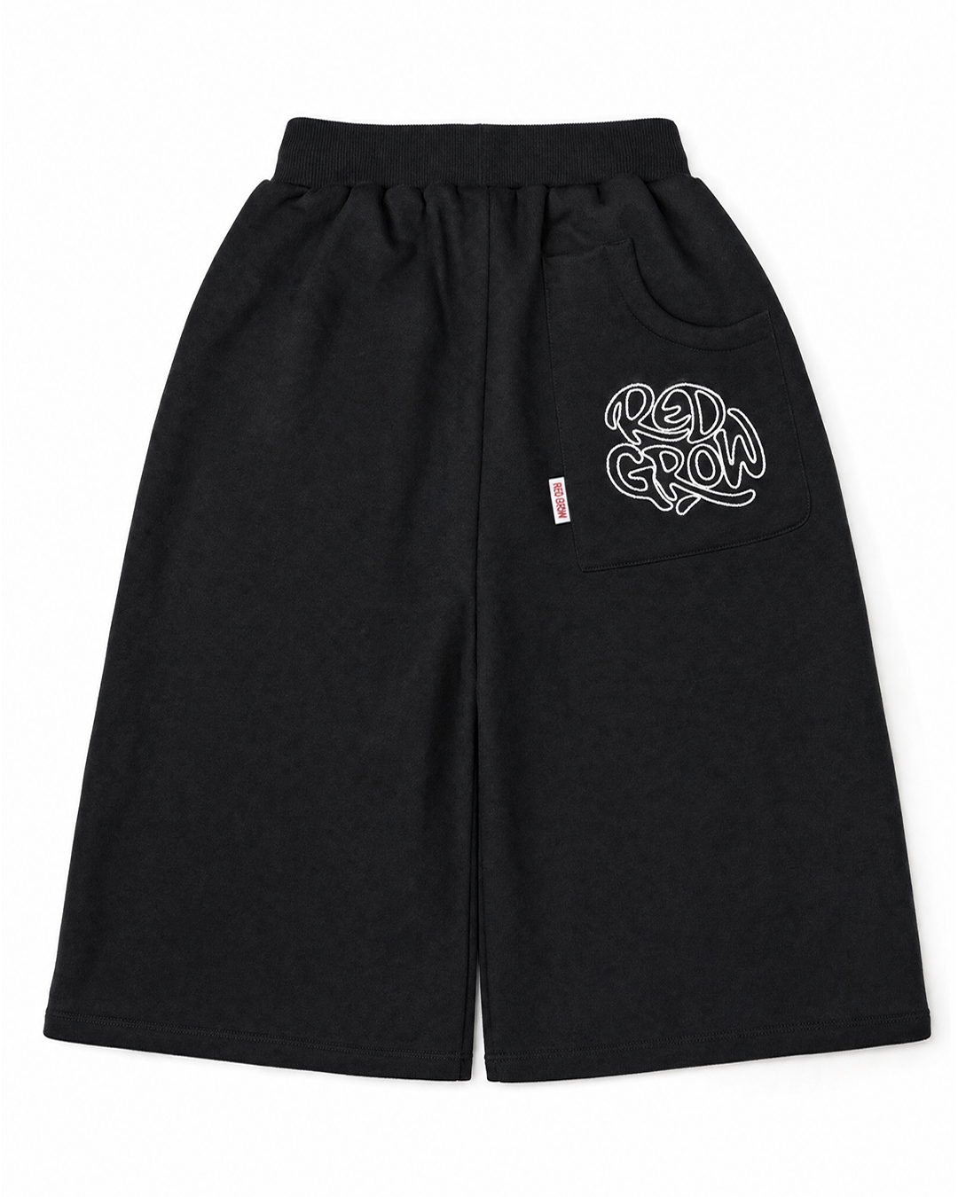LongLine Baggy Short “RED VEYRA” | Siyah | Ürün | 2