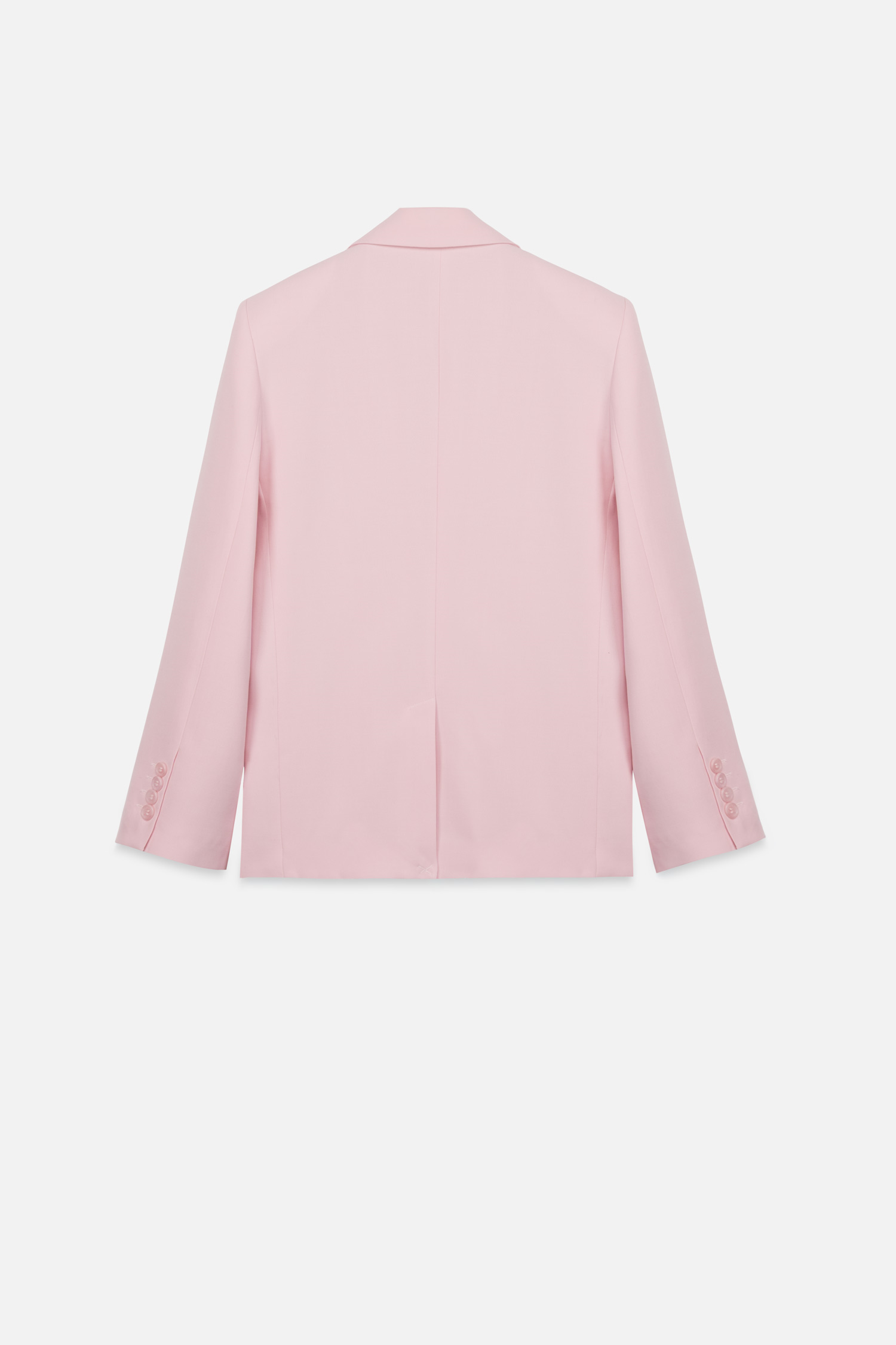 Kadın Pembe Oversize Kruvaze Blazer-Thalure