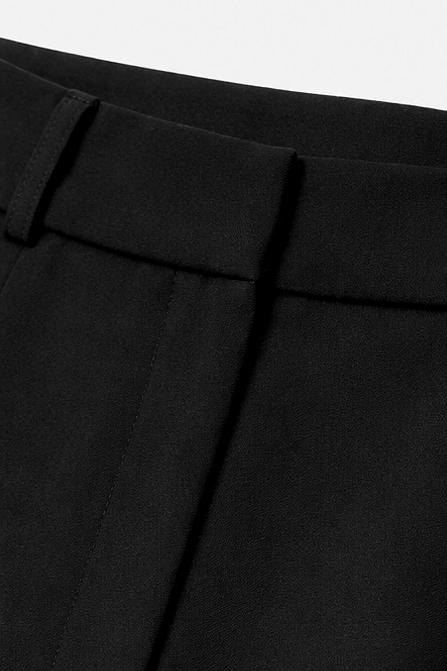 Kadın Siyah Slim Fit Basic Pantolon-Thalure