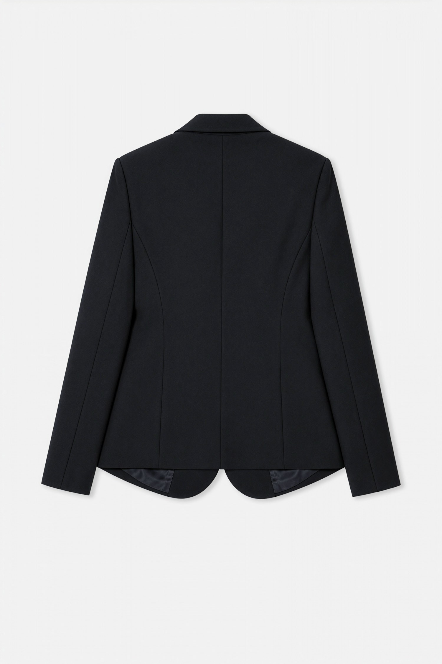 Kadın Siyah Vücuda Oturan Klasik Blazer-Thalure