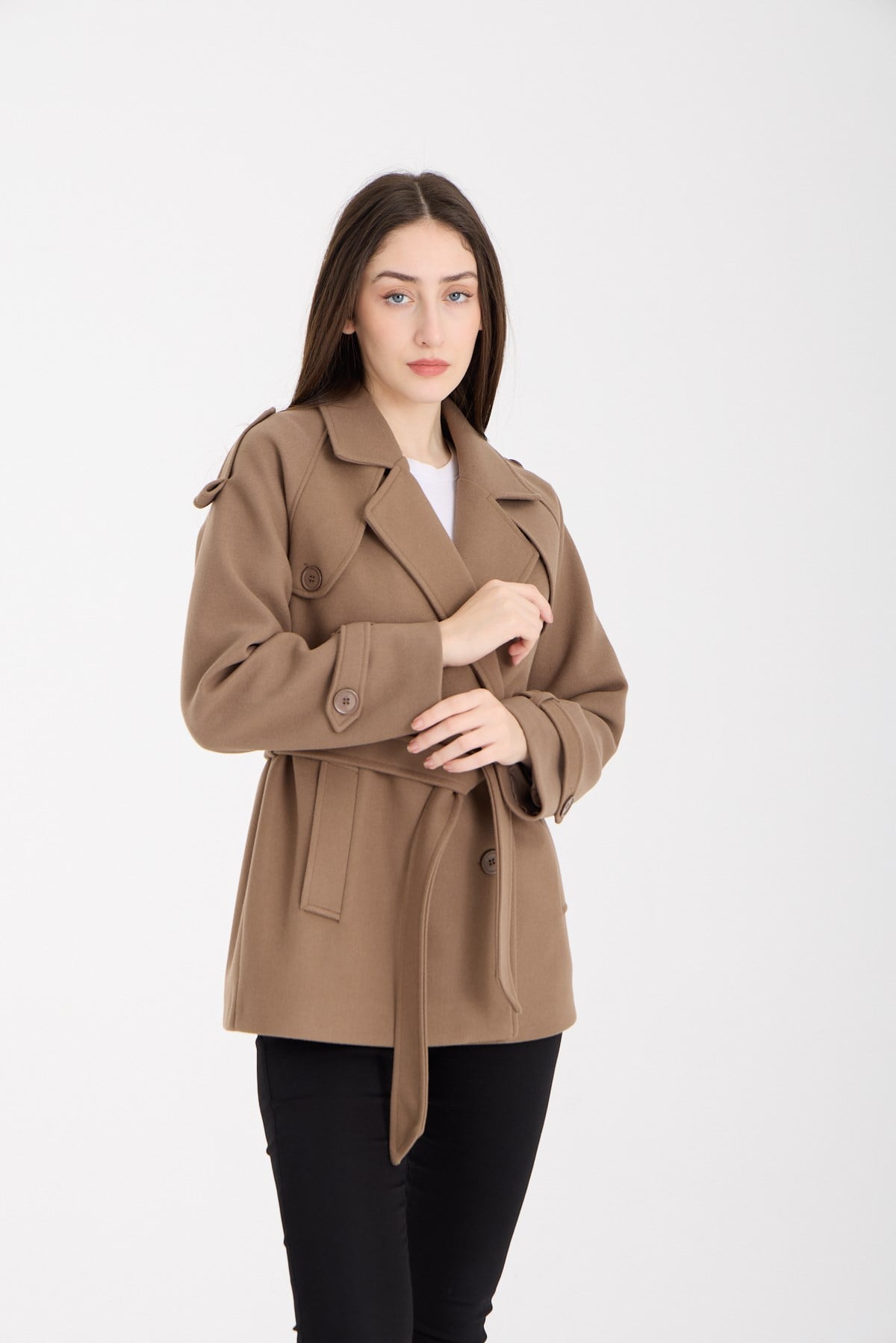 Calina Vizon Regular Fit Premium Kaşe Ceket