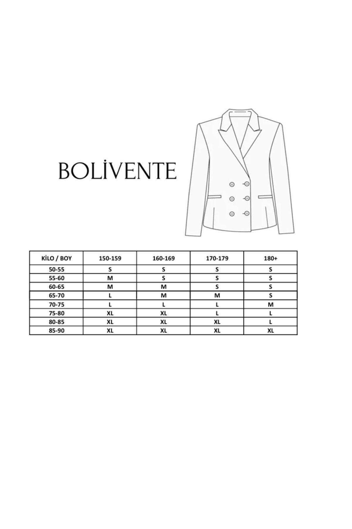 Ekru Kadın Düğmeli Oversize Blazer Ceket