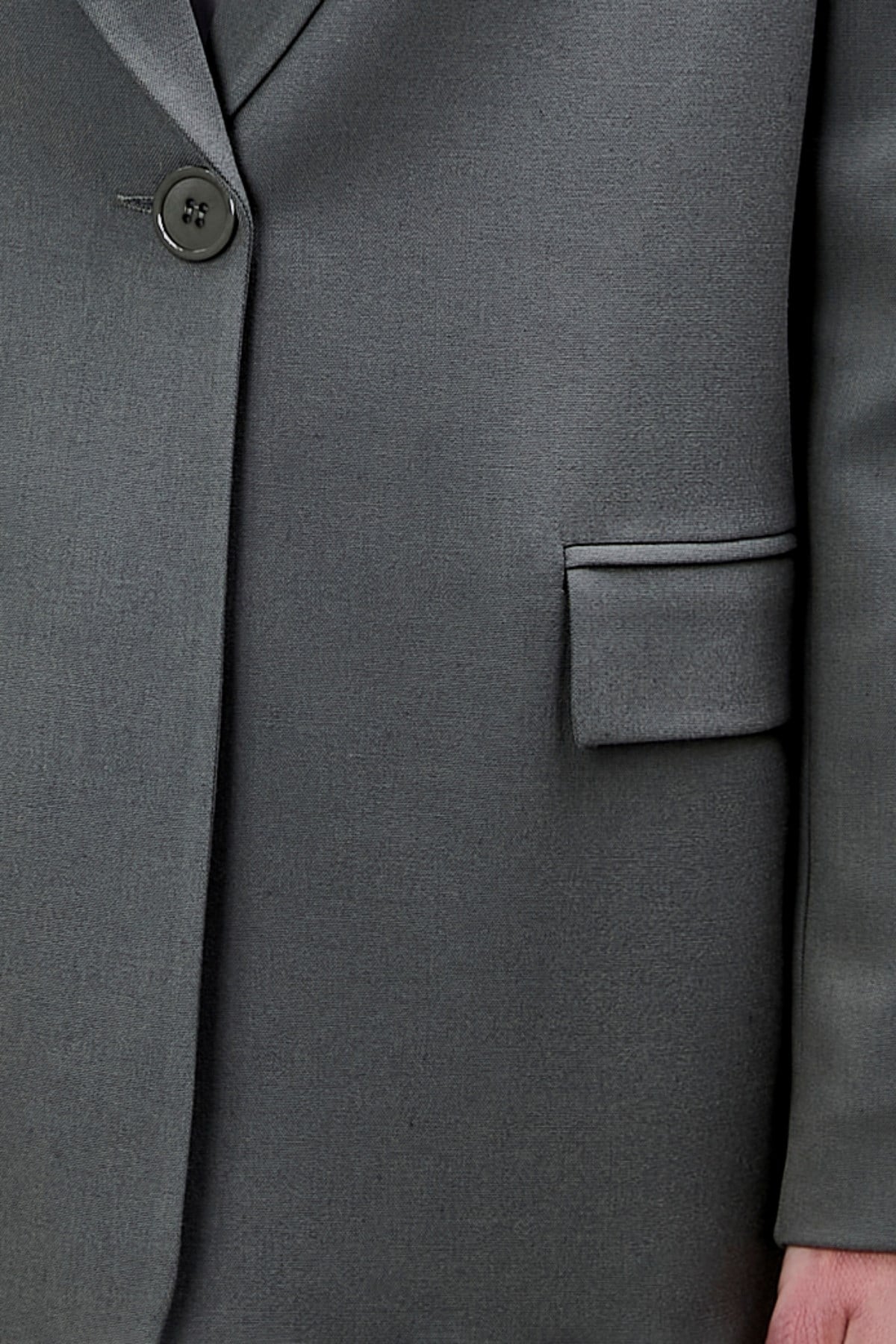 Haki Kruvaze Regular Blazer Takım