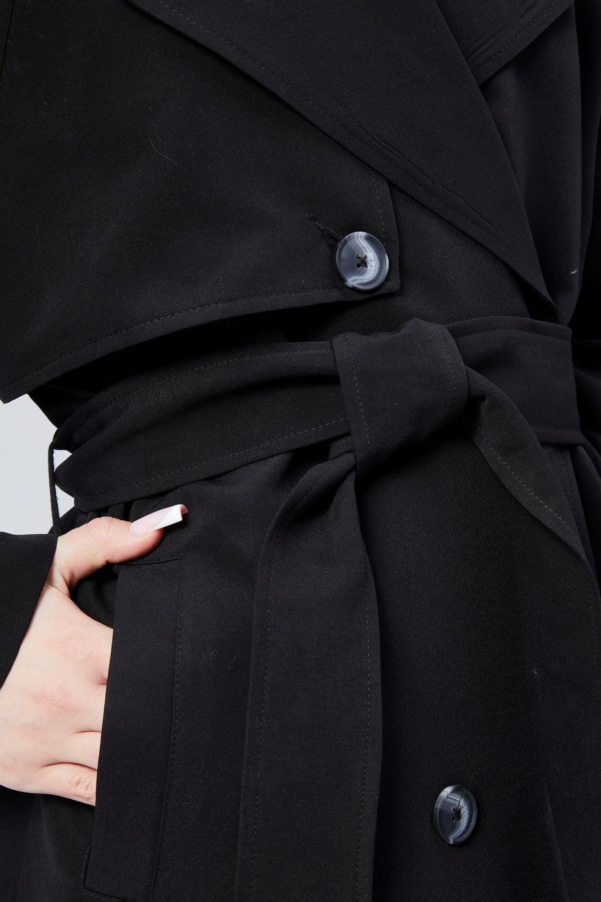 Kadın Oversize Astarlı Trençkot