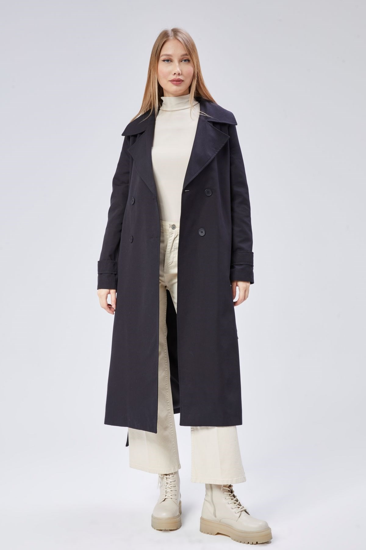 Kemerli Oversize Trençkot
