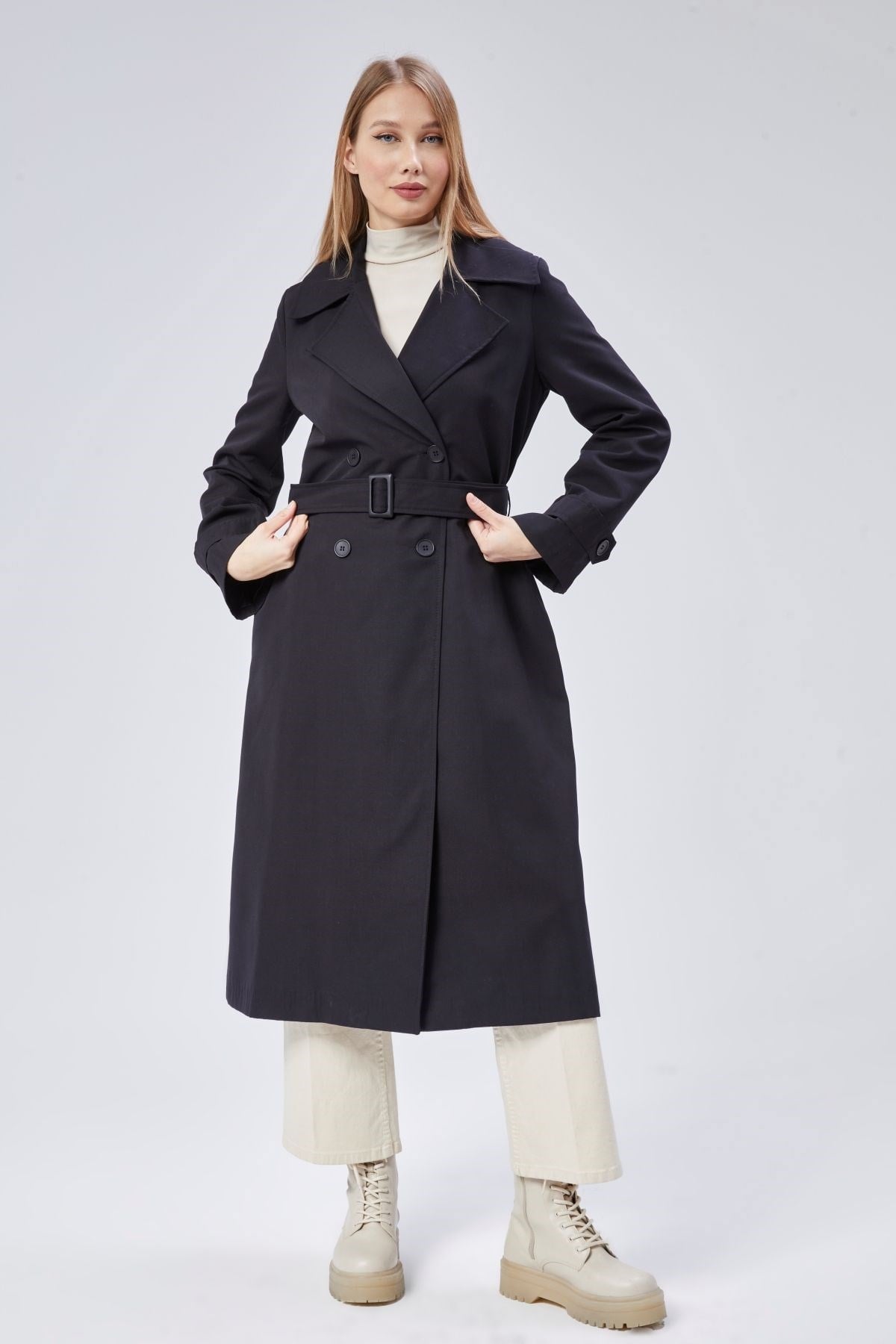 Kemerli Oversize Trençkot