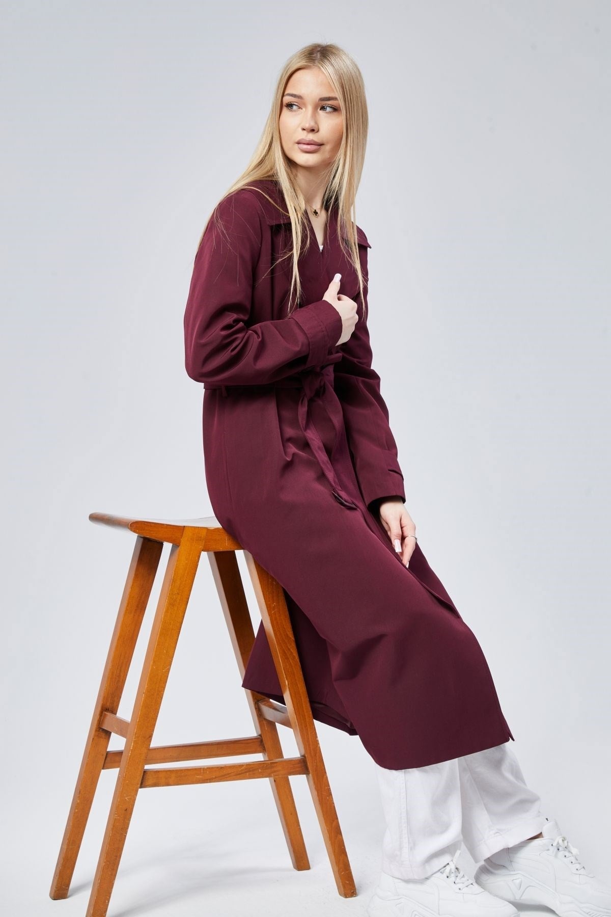 Kemerli Oversize Trençkot