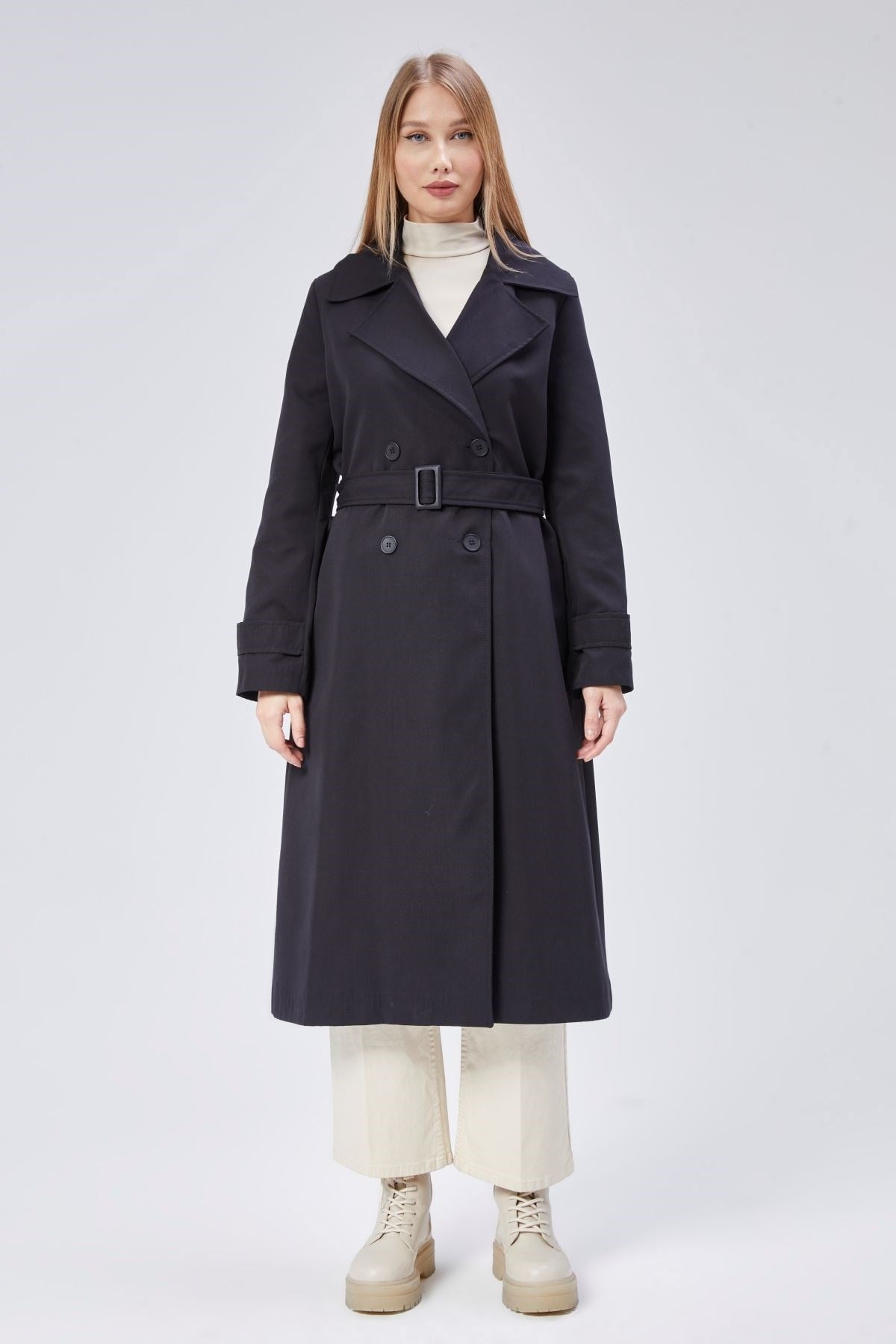 Kemerli Oversize Trençkot