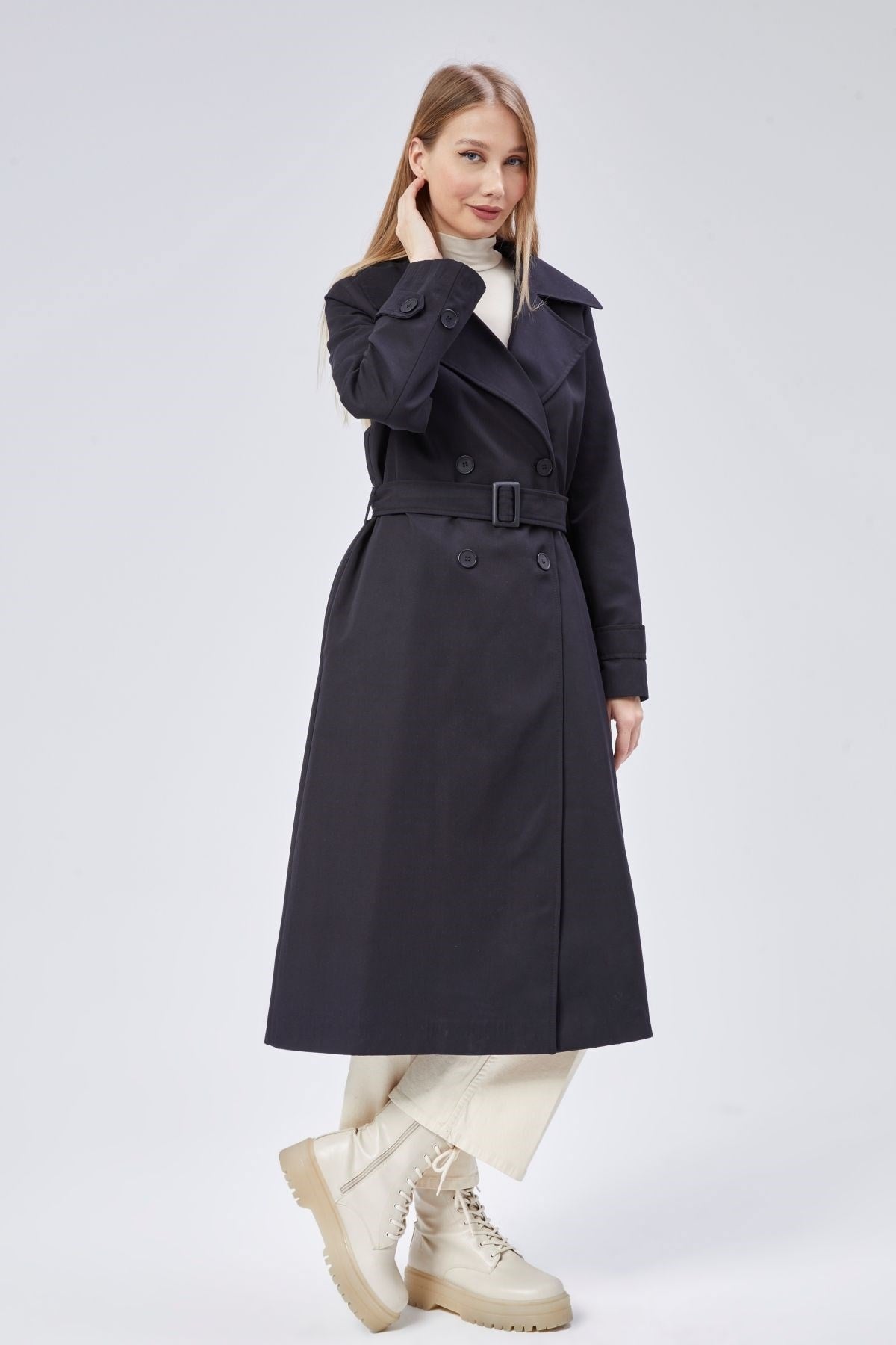 Kemerli Oversize Trençkot