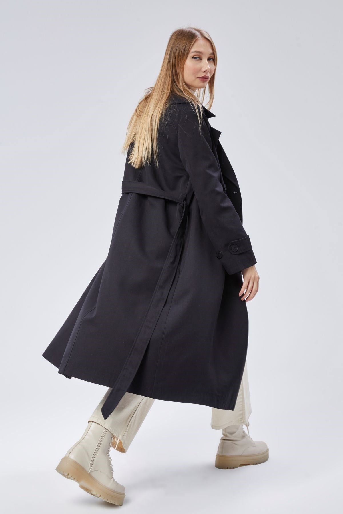 Kemerli Oversize Trençkot