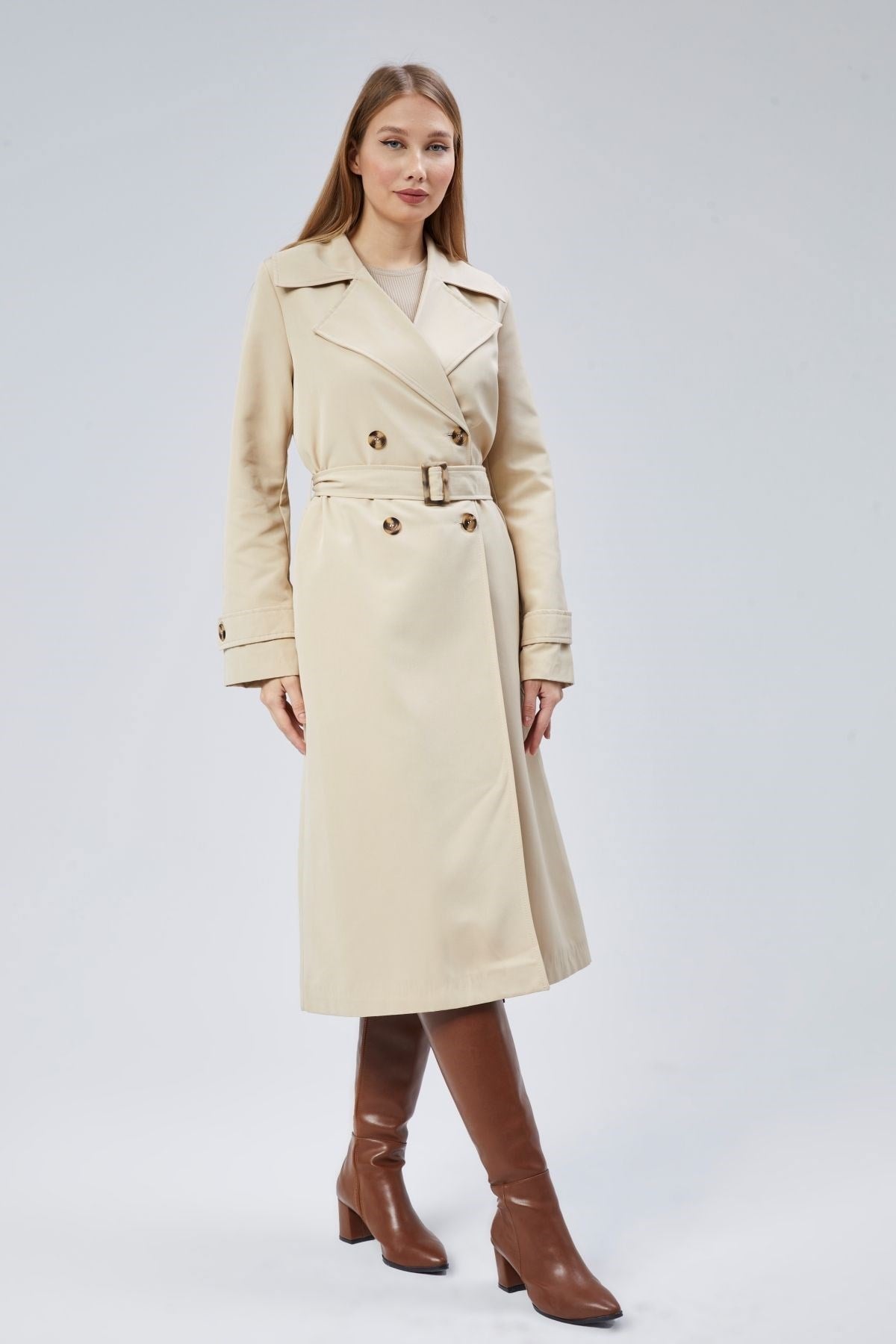 Kemerli Oversize Trençkot
