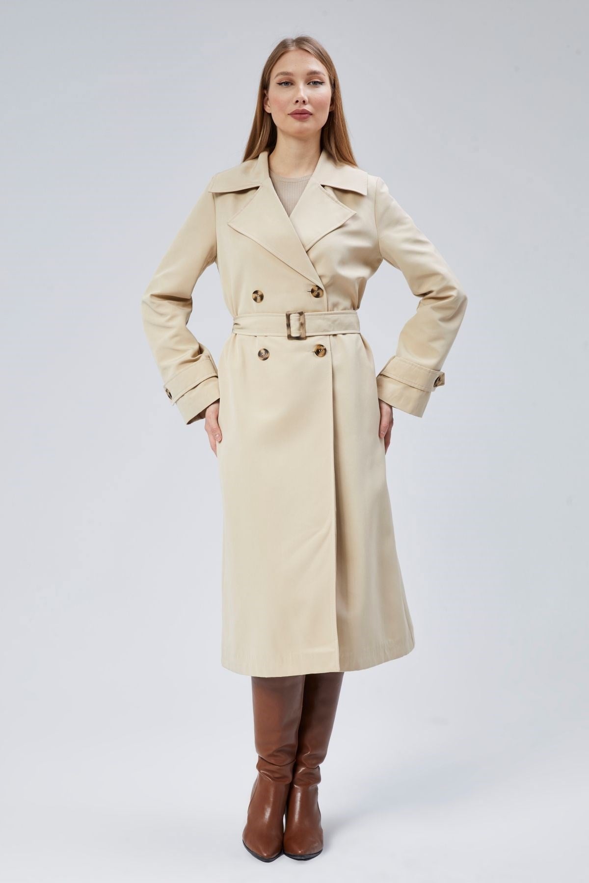 Kemerli Oversize Trençkot
