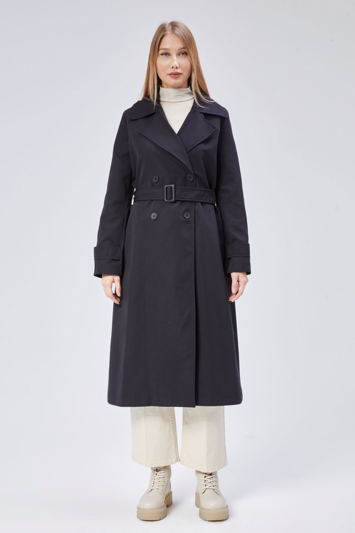 Kemerli Oversize Trençkot