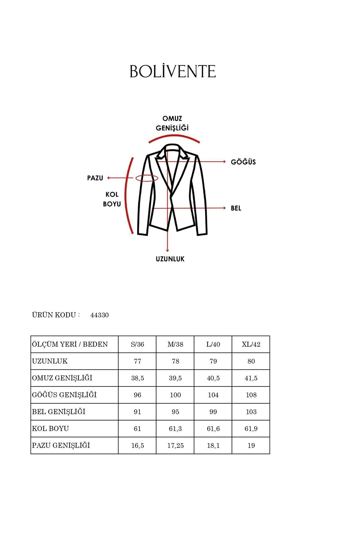 Turkuaz Oversize Dokuma Blazer Ceket