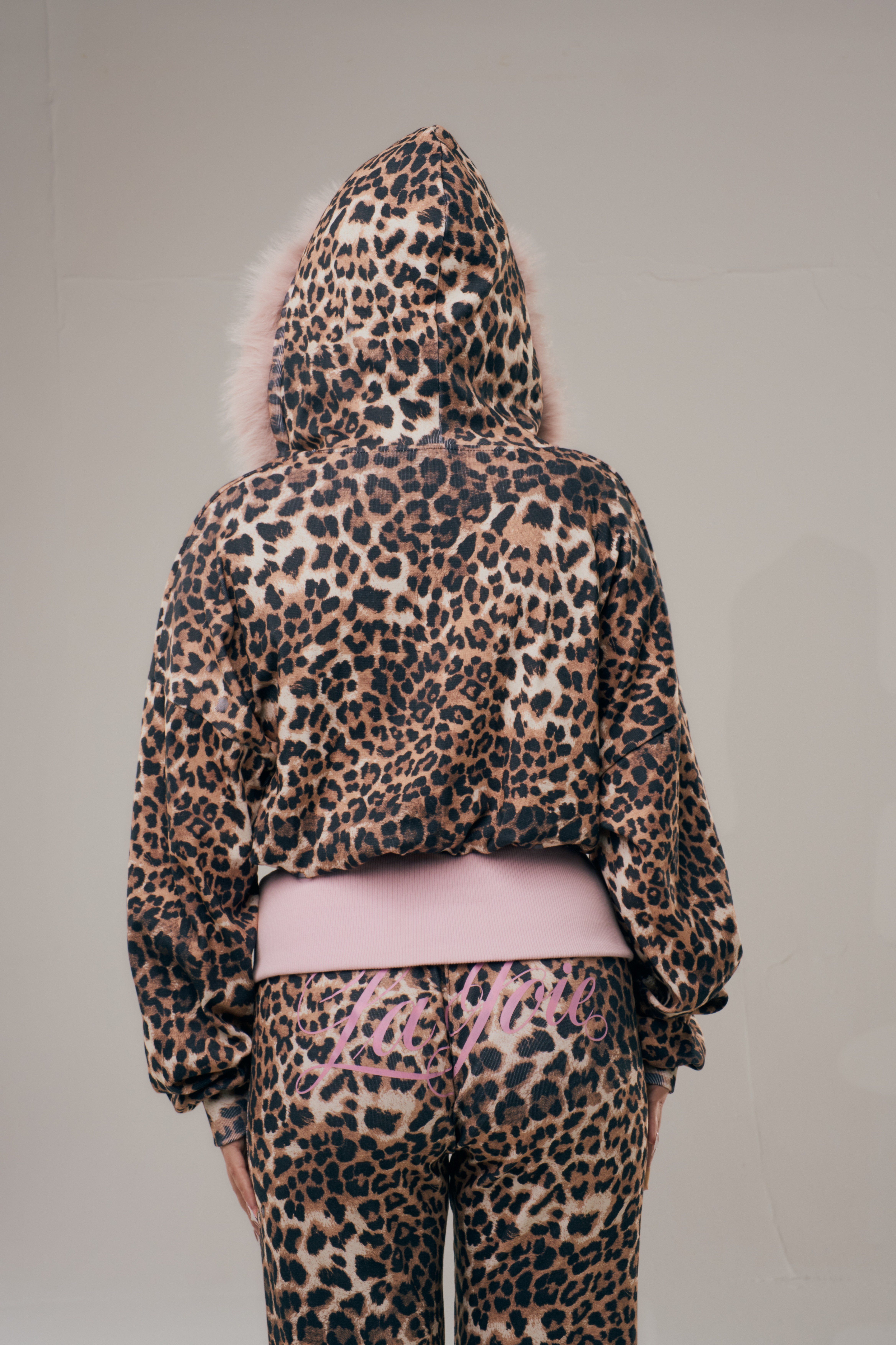 Leopard Diva Kapüşonlu Üst