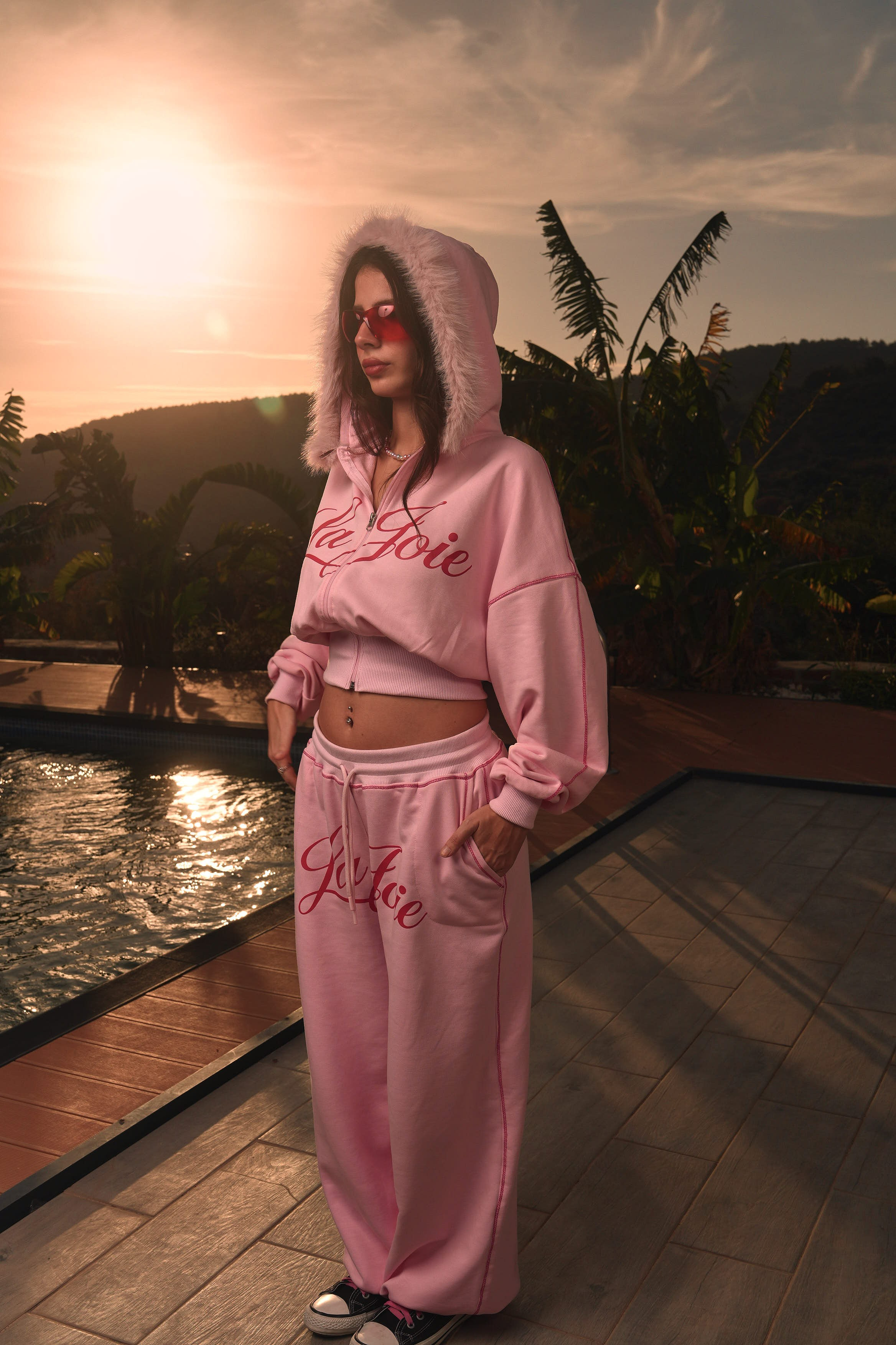 Pink Obsession Kapüşonlu Üst