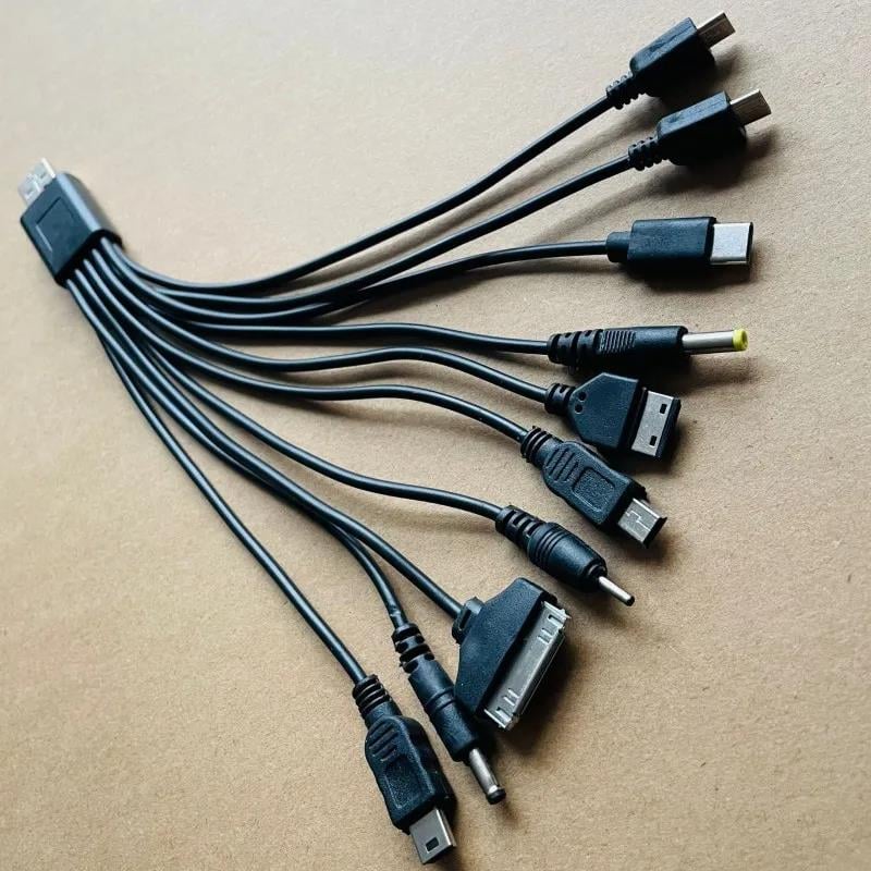 10in1 Usb Şarj Kablosu Dönüştürücü