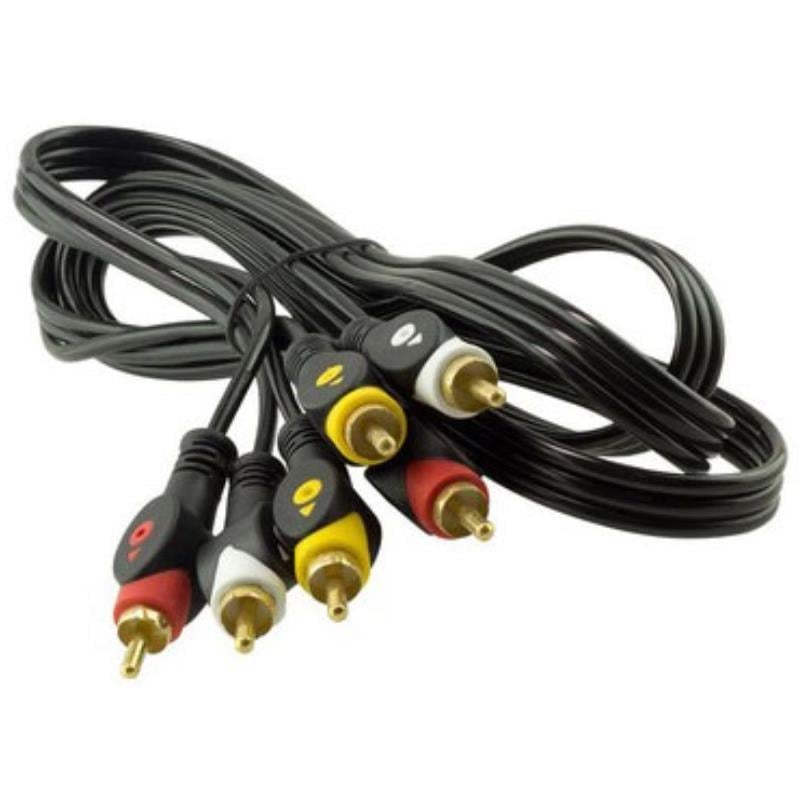 3RCA-3RCA 1.5 metre Gold Jack -K100