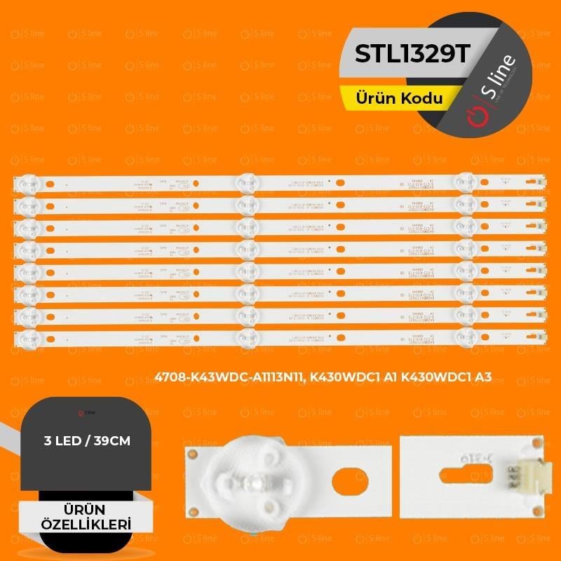 4708-K43WDC-A1113N11, K430WDC1 A1 SET:ST1329X8