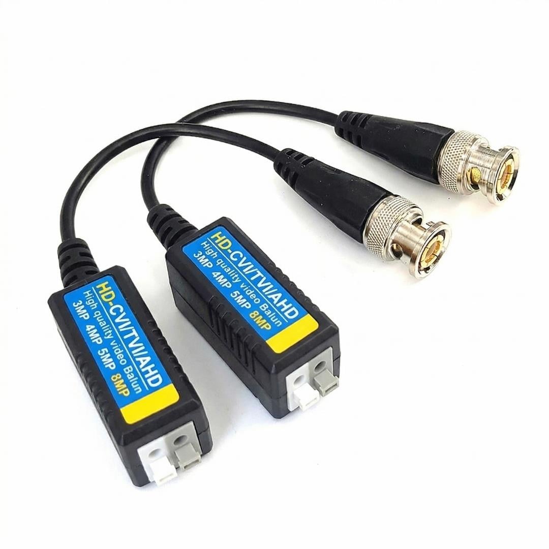 8MP Destekli HD Pasif Video Balun - AHD/CVI/TVI/CVBS