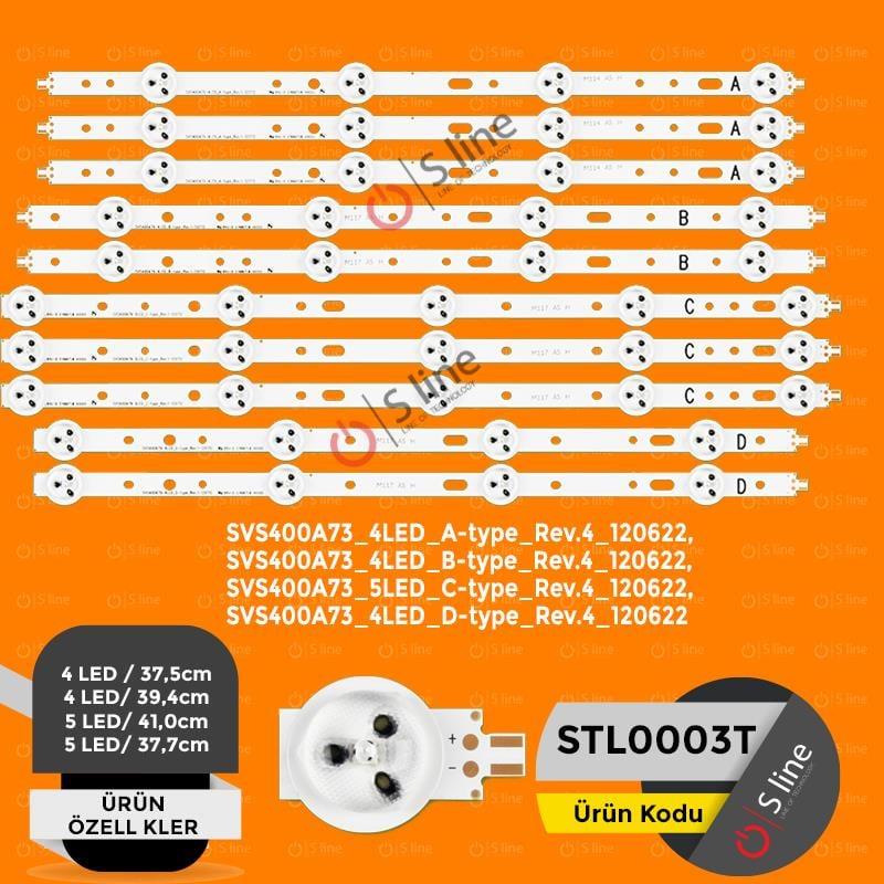 Arçelik, Beko, Axen, Grundig, Sunny, Philips SVS400A79_5LED-(A+B+C+D) Tv Led Bar