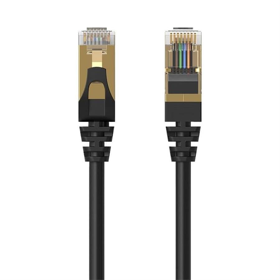CAT7 15 Metre Ethernet Kablosu - 10GBPS Yüksek Hız, 600MHZ Bant Genişliği, Çift Koruma (Stp), Altın Kaplama Ağ Kablosu