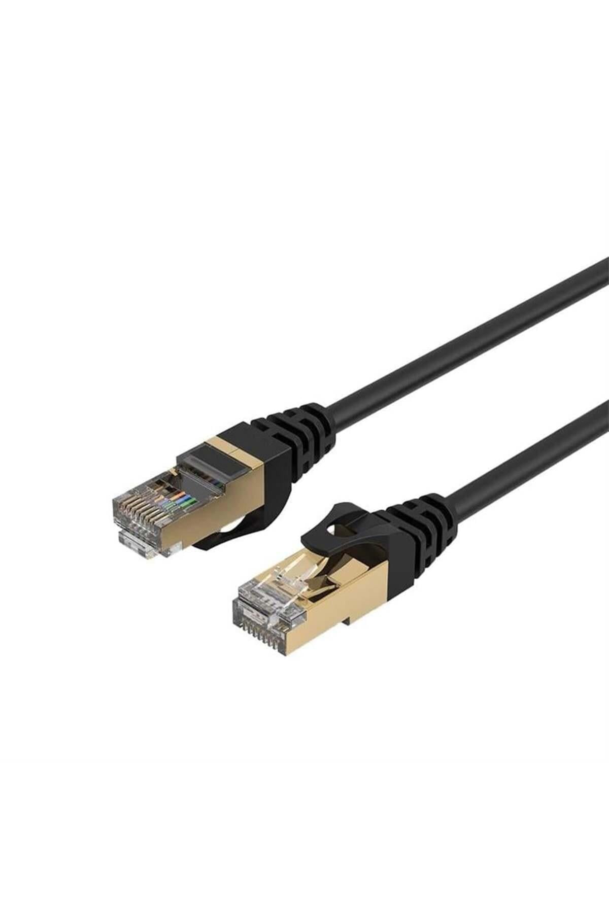 CAT7 3 Metre Ethernet Kablosu - 10GBPS Yüksek Hız, 600MHZ Bant Genişliği, Çift Koruma (Stp), Altın Kaplama Ağ Kablosu