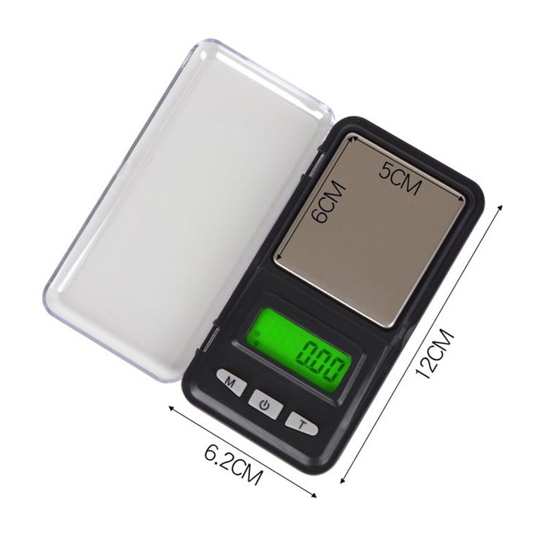 Dijital Hassas Cep Terazisi (LCD Ekranlı, 200gr Kapasiteli, 0.01gr Hassasiyet)