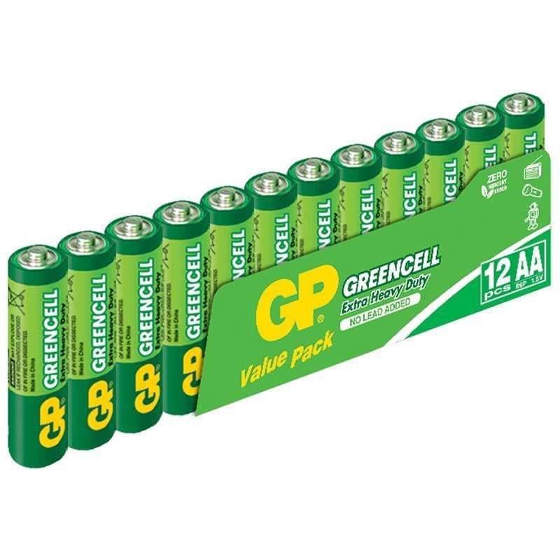 GP15-G GREENCELL R6 AA 12Li Çinko Karbon Pil