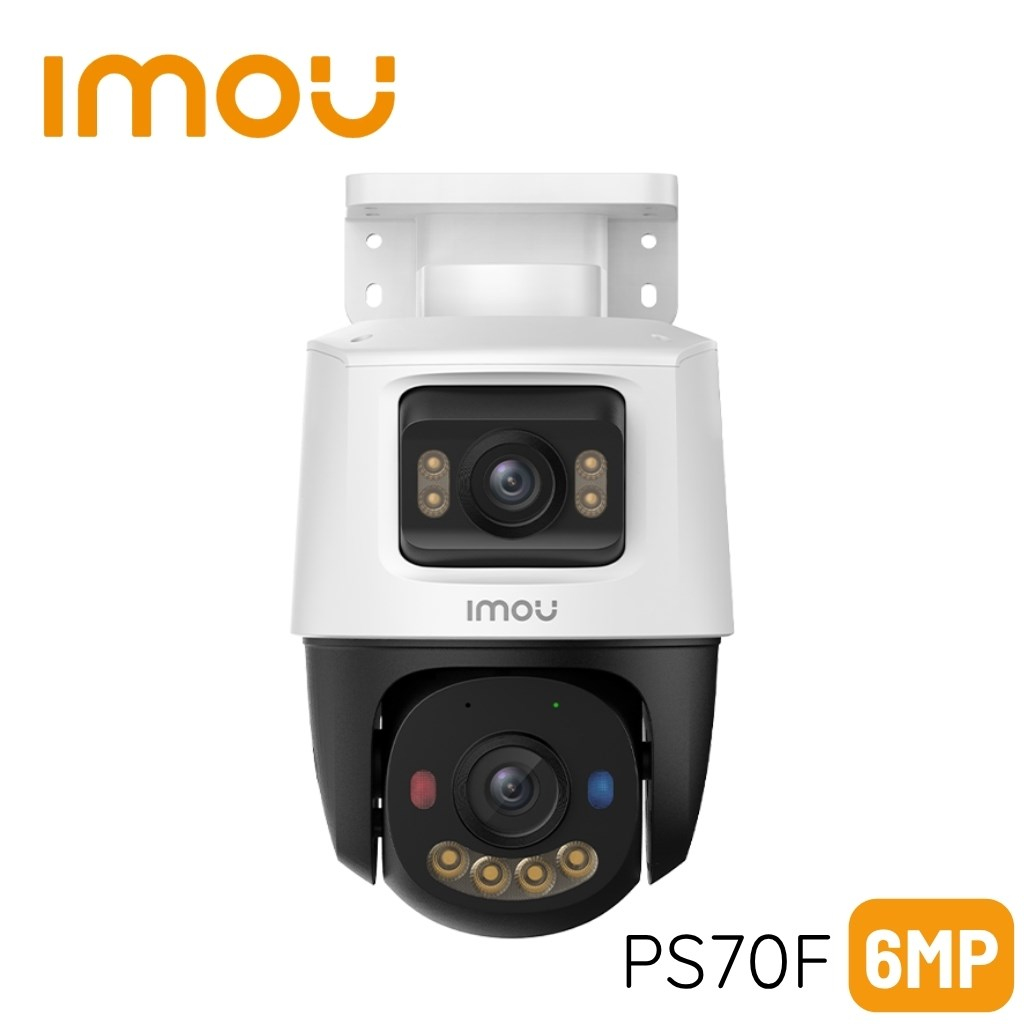 IMOU PS70F 6MP Dual Lens Çift Yönlü Sesli Smart IR 30M Renkli PT IP POE Kamera
