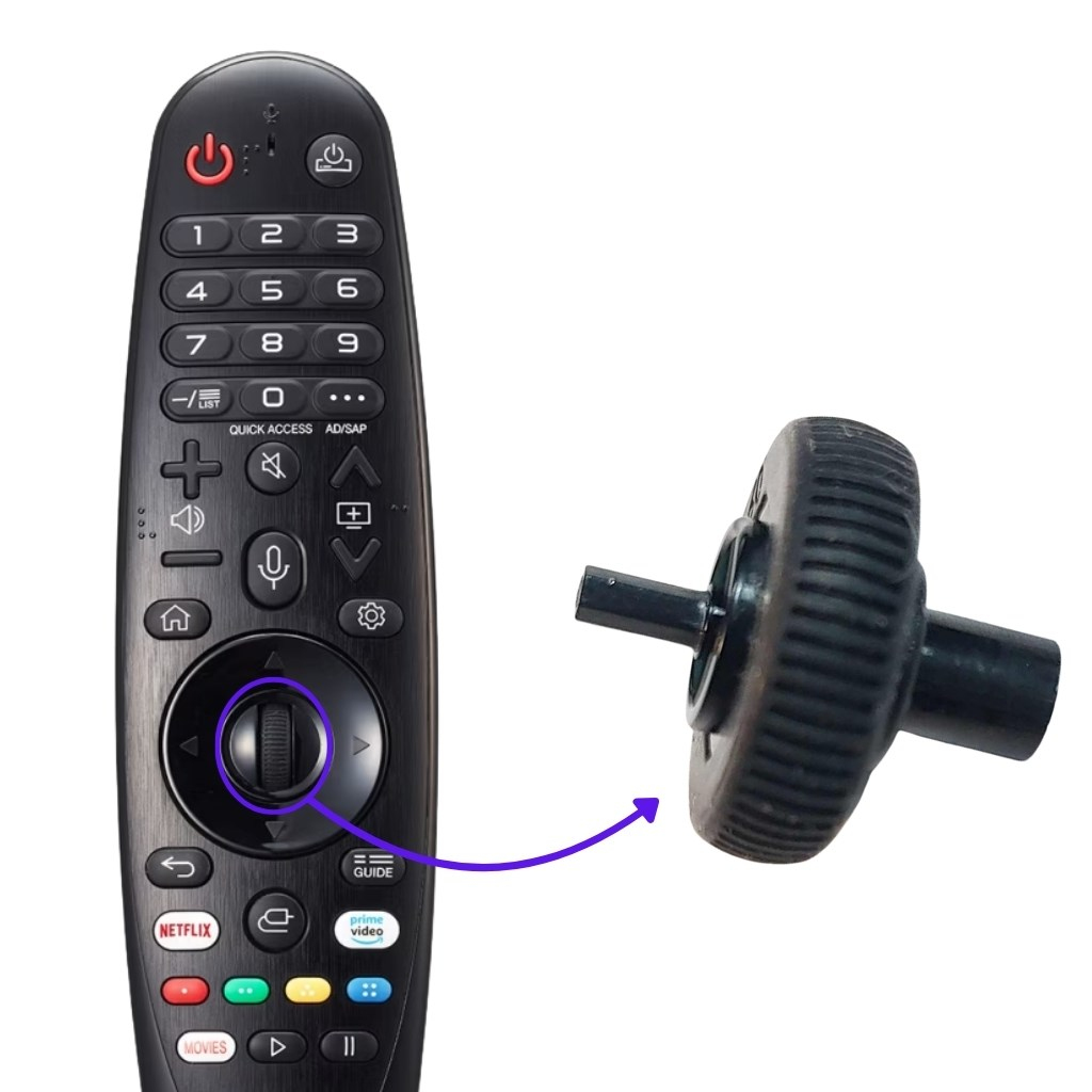 LG AN-MR600,MR650,MR650A,MR18BA,MR19BA,MR20GA Tekerlik Düğmesi