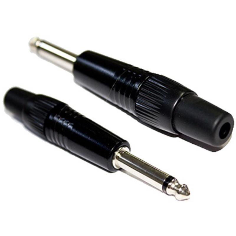 OEM 6.3mm Notrix Metal Mono Jack Siyah
