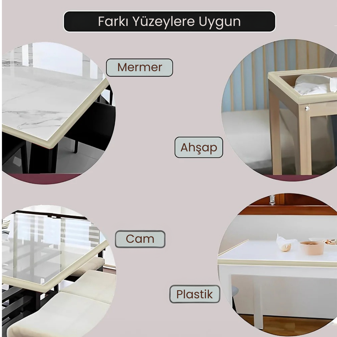 Şerit Bariyer + Köşe Koruma (2metre şerit+10adet köşe bariyer)