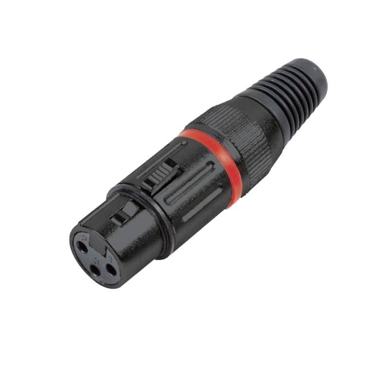 Sline Audio XLR Dişi Mikrofon Jack 3 Pin (Canon) Premium Seri