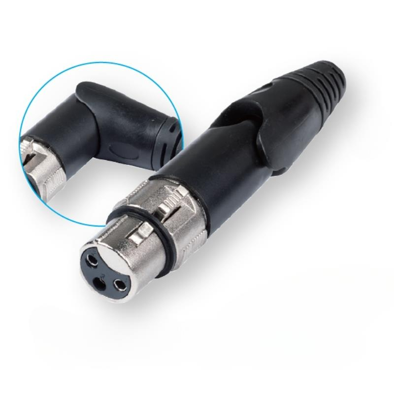 Sline Audio XLR Dişi Mikrofon Jack 3 Pin Oynar Başlık