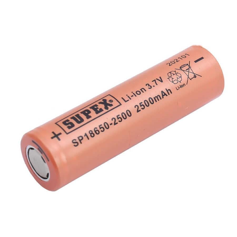 SPX 18650-2500 3,7V 2500 mAH DÜZ