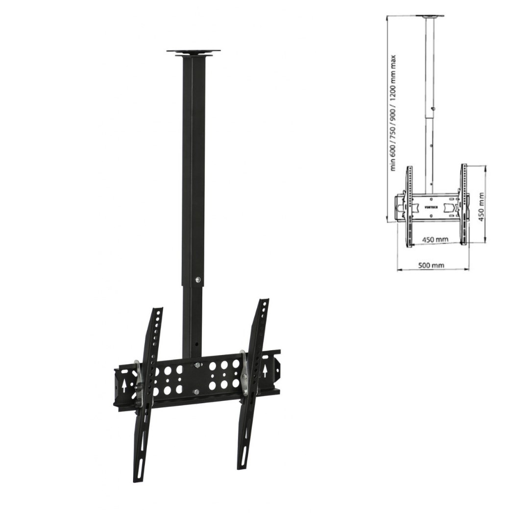 VT-23955H 42''-65'' Lcd Tavan Dönerli Askı Kolu