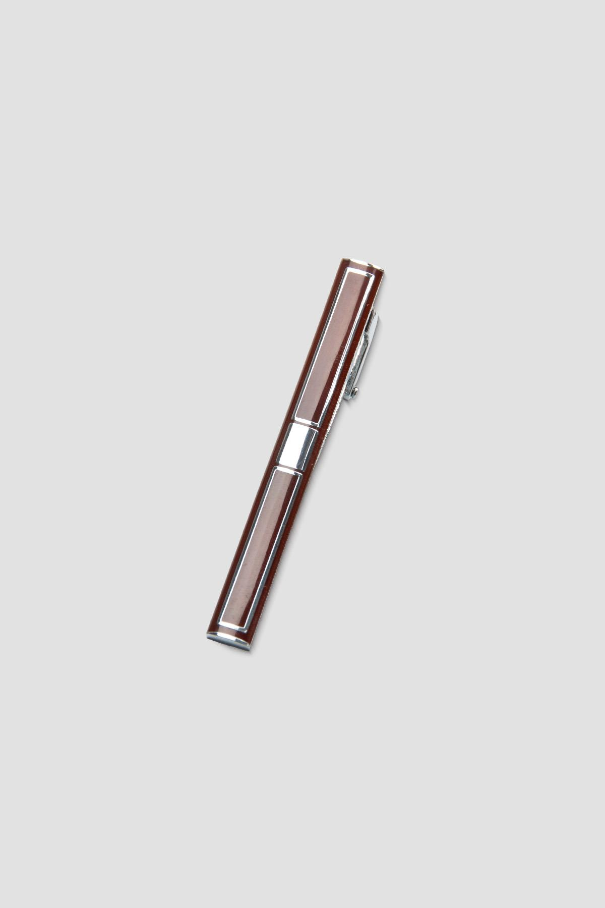 Abbate 98004 Silver Kiremit Erkek Kravat İğnesi