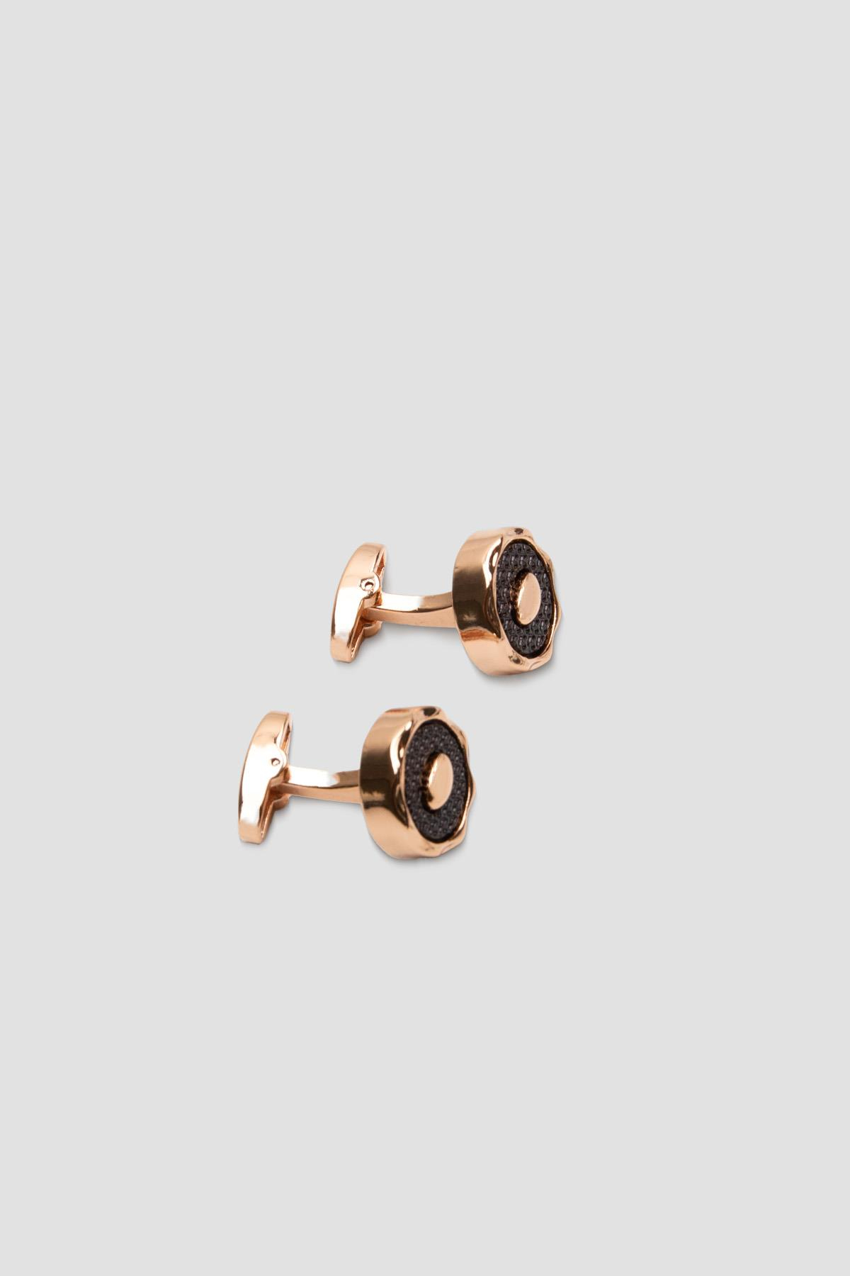 Abbate 98521 Bronze Bordo Erkek Kol Düğmesi