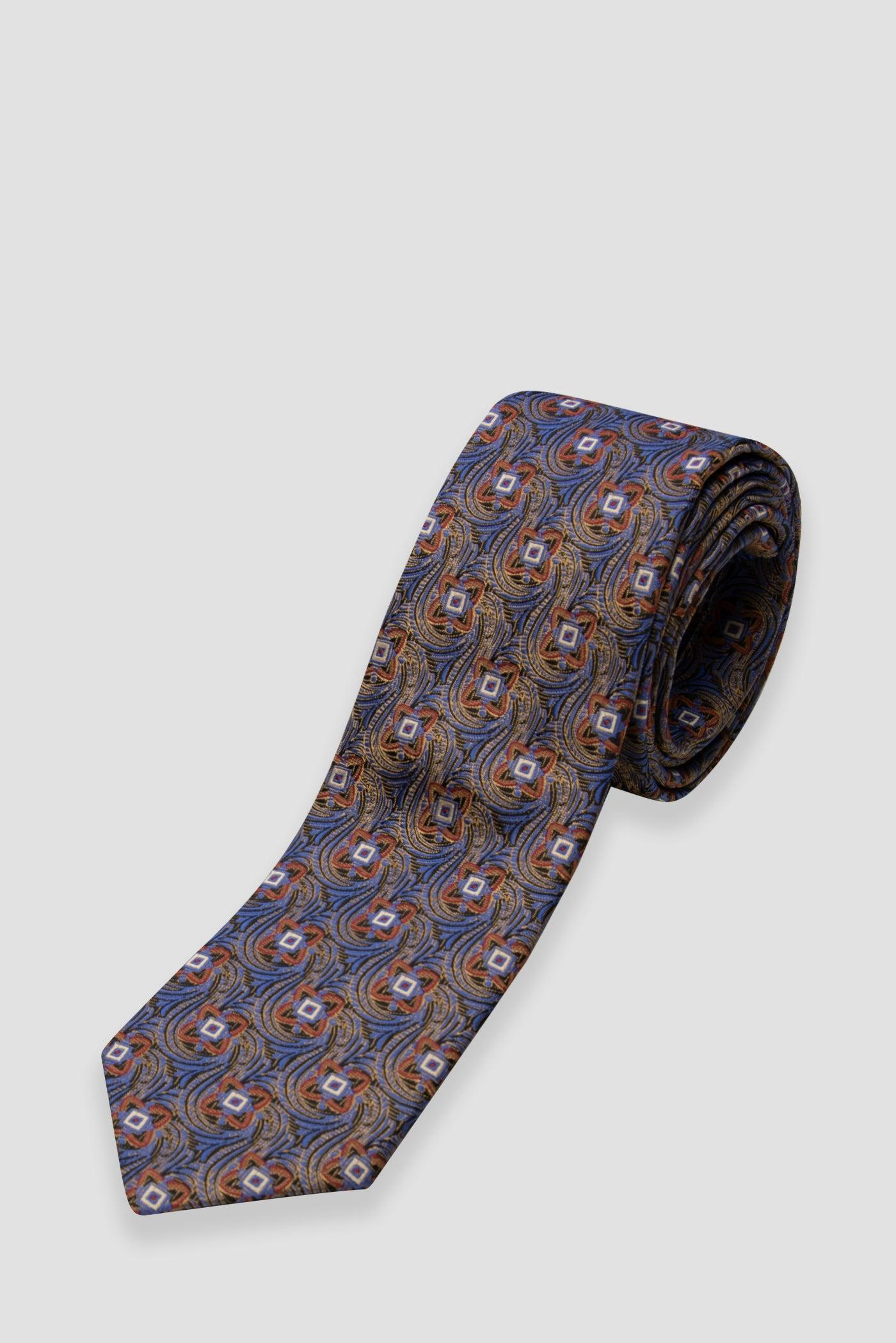 Abbate Kravat 8 cm Mikrofiber Polyester Sarı Erkek Desenli Kravat