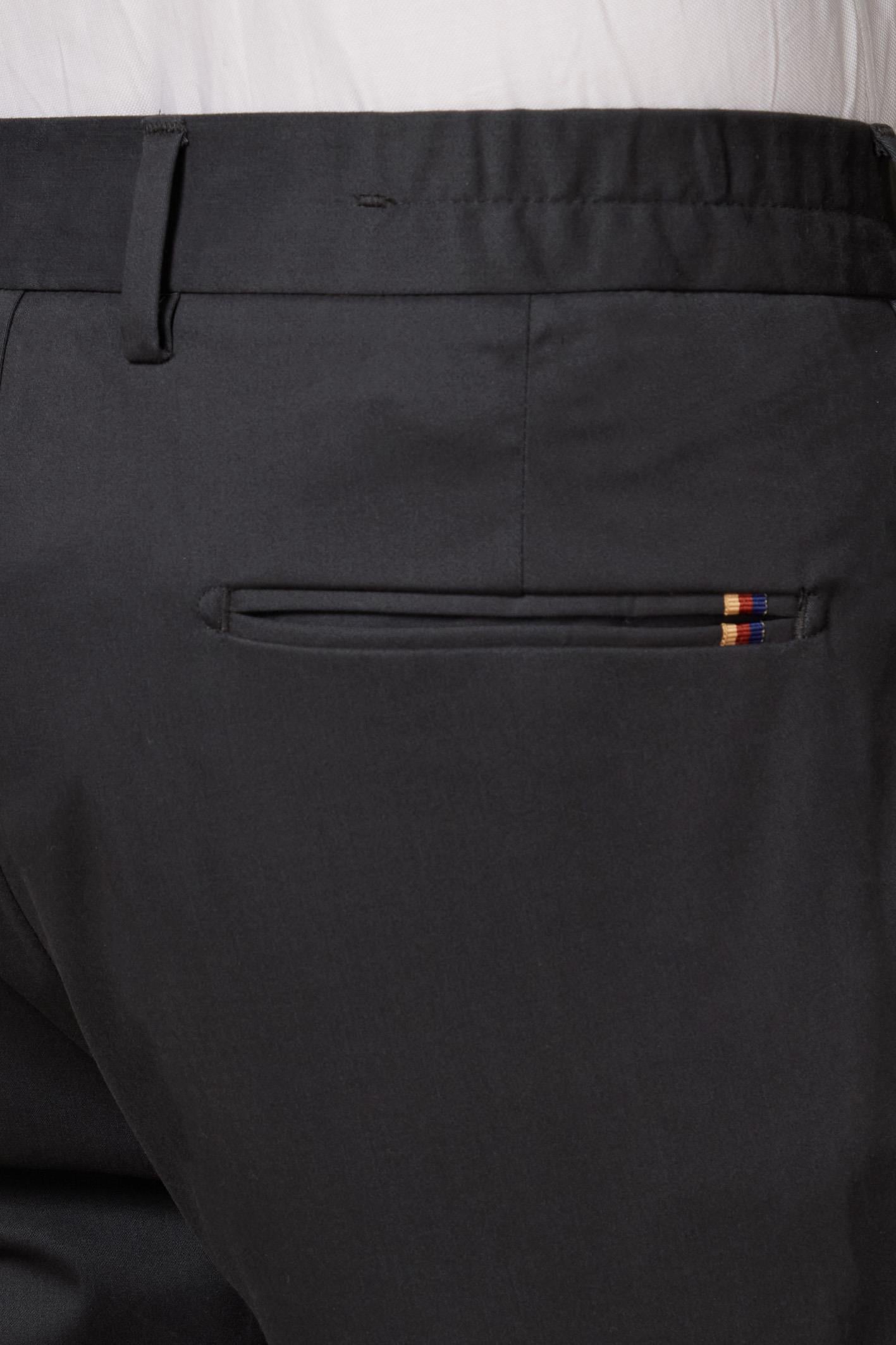 Abbate Prime Chino Poplin Stretch Pamuk Karışımlı Modern Fit Antrasit Erkek Düz Pantolon